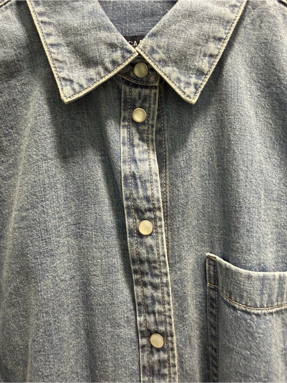 Veronica Beard Denim Shirt - Picture 2 of 8